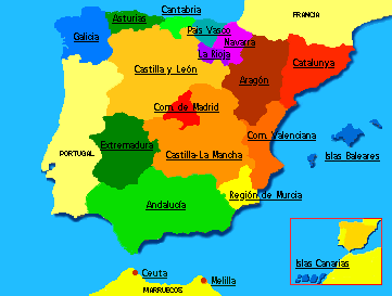 Spanien comunidades